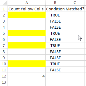 Count Color Cells