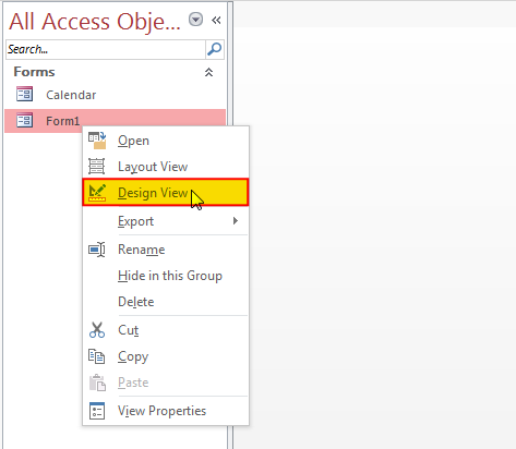 Custom Calendar Control for MS Access