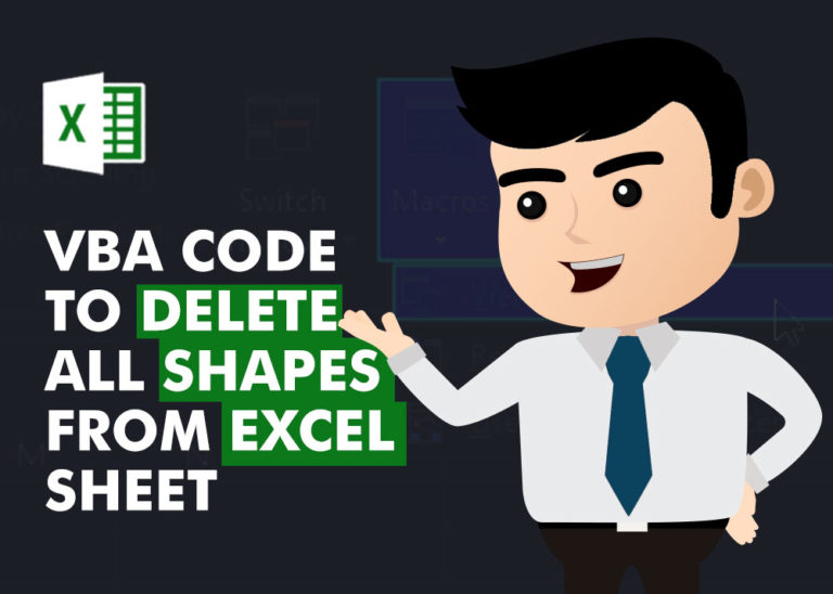 VBA Code to Delete All Shapes from Excel Sheet