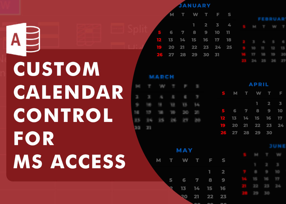 Custom Calendar Control For MS Access, VBA Tricks 2023