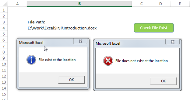 VBA Code to Check if File Exist in Folder