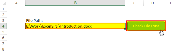 VBA Code to Check if File Exist in Folder