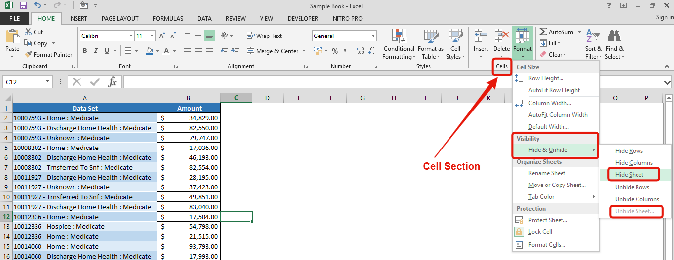 How to Hide Excel Sheet and Unhide