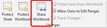 Protect Sheets, Share Workbook, Protect Workbook