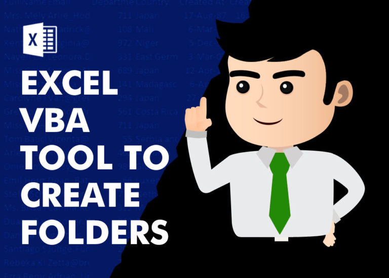 Excel VBA Tool to Create Folders