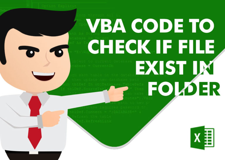 VBA Code to Check if File Exist in Folder