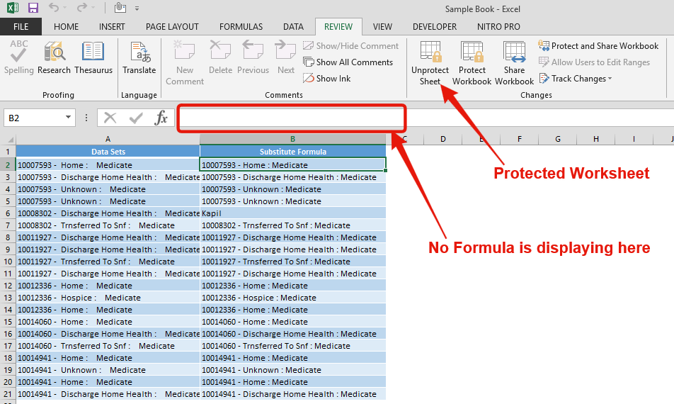 Lock Cells to avoid editing, Hide Formulas