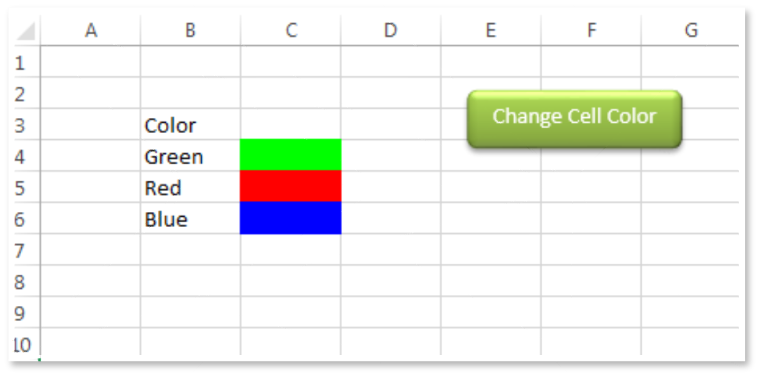 VBA Code to Change Cell Color