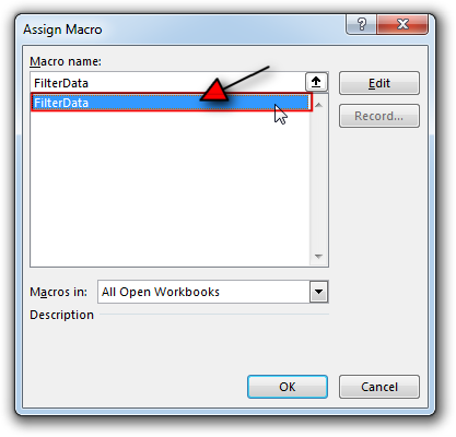 VBA Code to Filter Data in Excel​