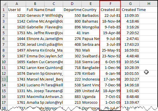 VBA Code to Sort Data