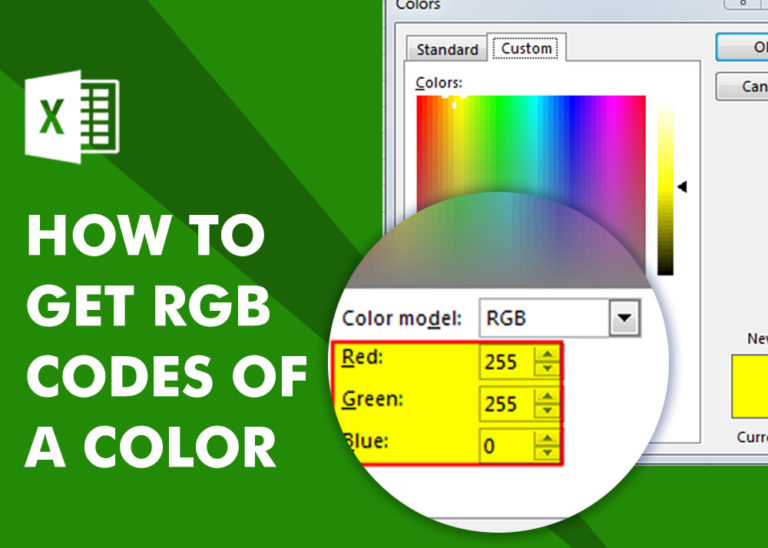How to get RGB Codes of a Color