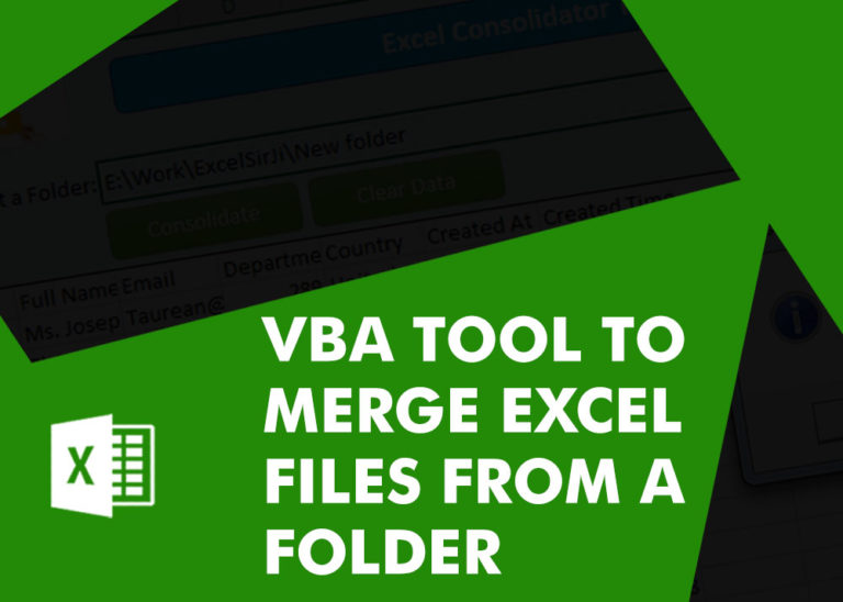 VBA Tool to Merge Excel Files from a Folder