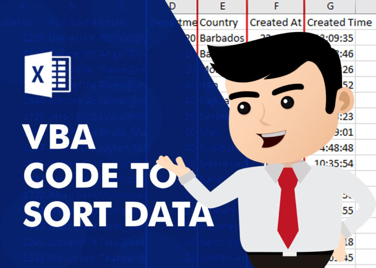 VBA Code to Sort Data