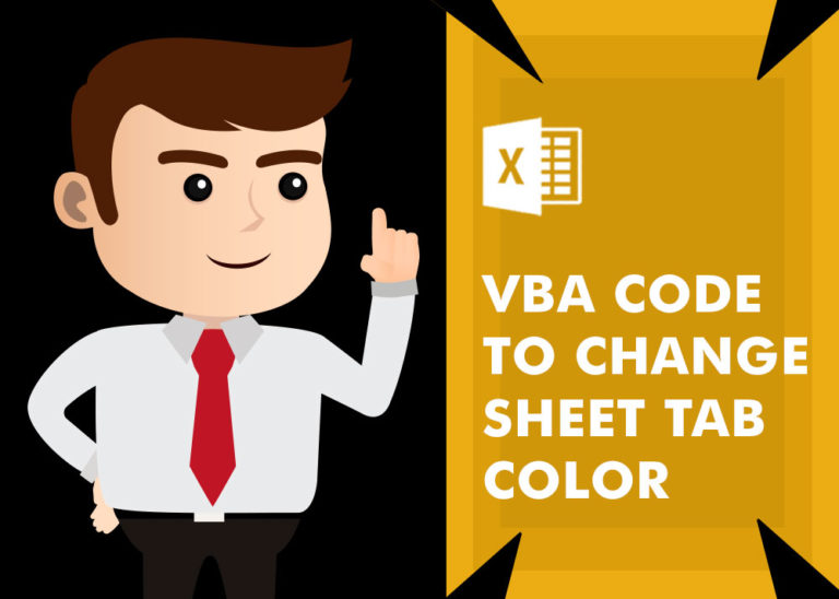 VBA Code to Change Sheet Color