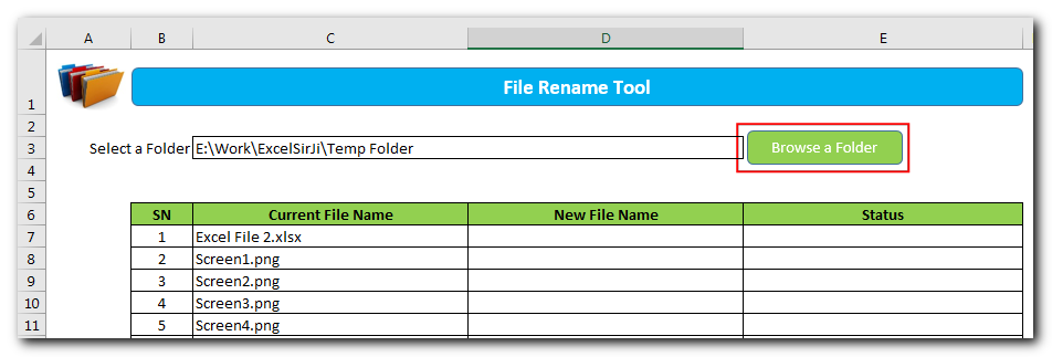 VBA File Rename Tool