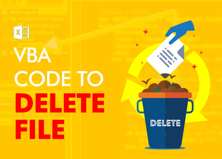 VBA Code to Delete File
