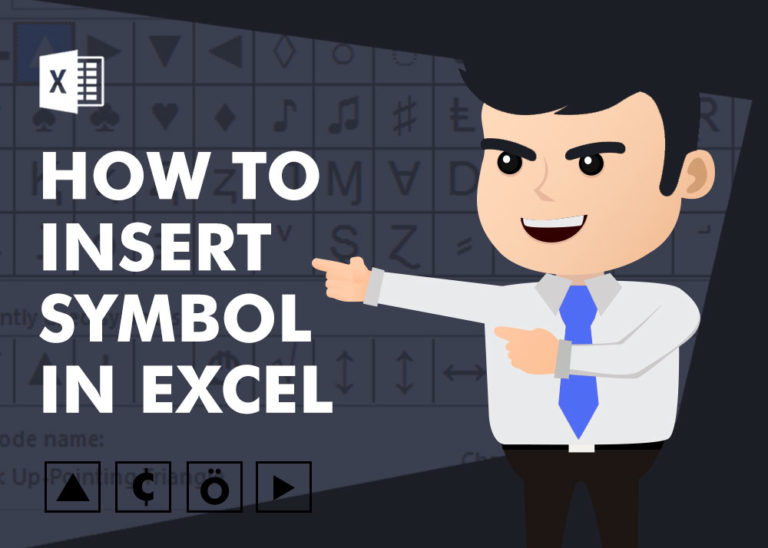 How to Insert Symbol in Excel