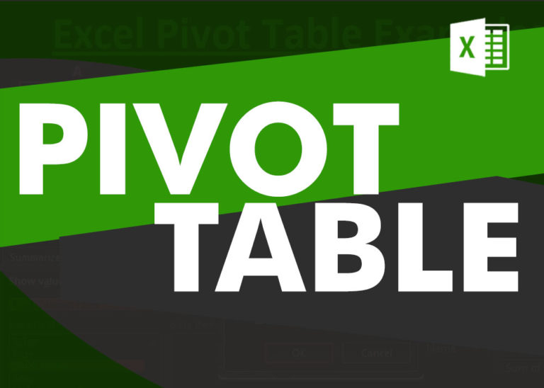 Pivot Table For Beginners – Part 1