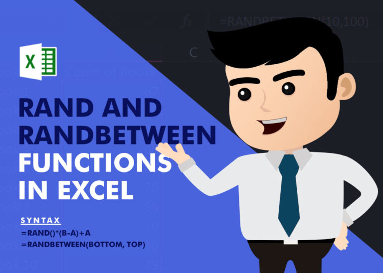 How to Use RAND and RANDBETWEEN Functions in Excel