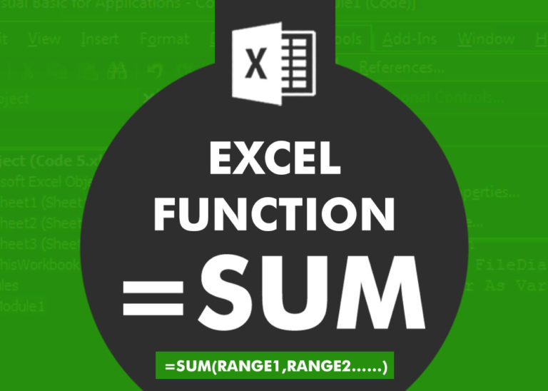 Excel Function – Sum
