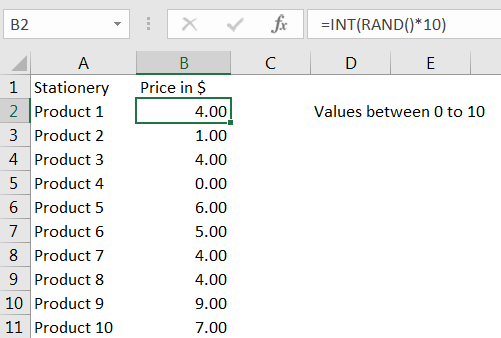 Rand Function