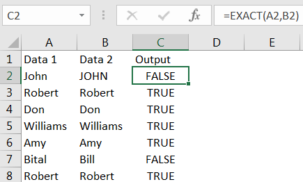 Compare between two Columns