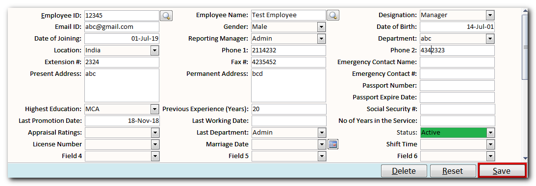 Employee Database Tool