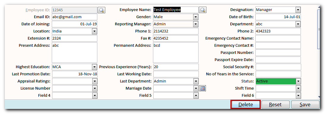 Employee Database Tool