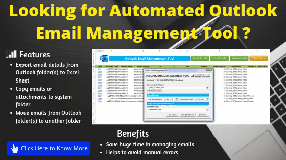 Outlook Email Management Tool