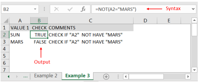 EXCEL FUNCTION – AND, OR, NOT
