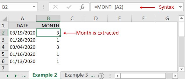 Excel Function Day Month Year