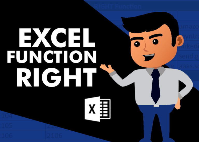 EXCEL FUNCTION – RIGHT