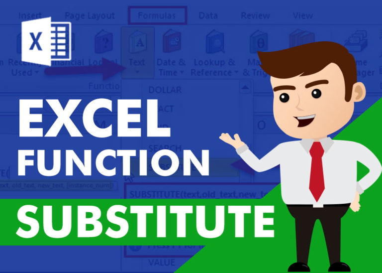 EXCEL FUNCTION – SUBSTITUTE