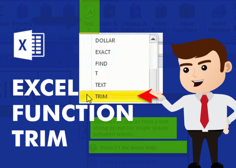 EXCEL FUNCTION – TRIM