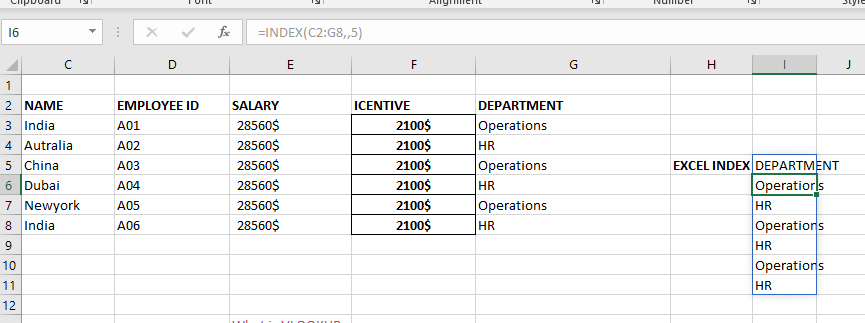 EXCEL FUNCTION – MATCH