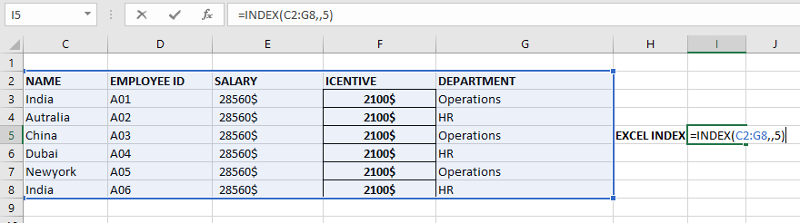EXCEL FUNCTION – MATCH