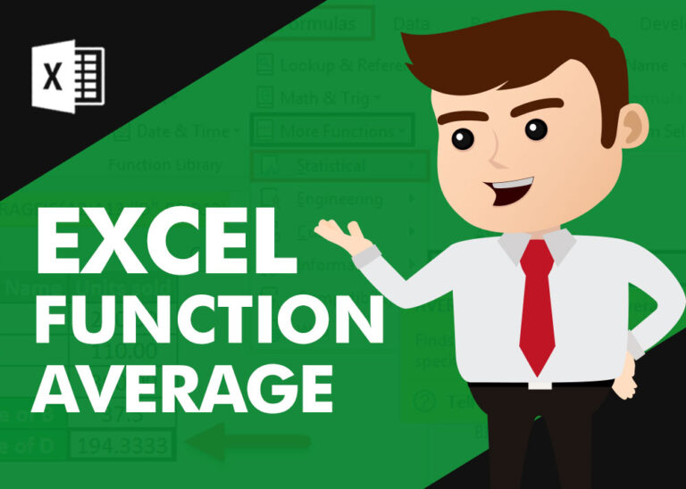 EXCEL FUNCTION – AVERAGE