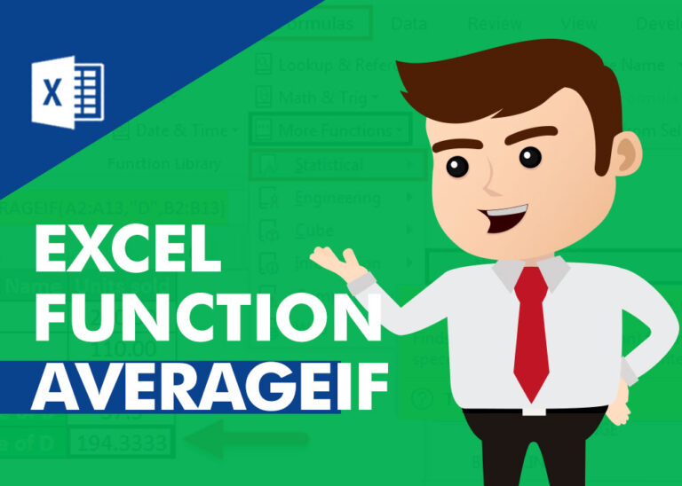 EXCEL FUNCTION – AVERAGEIF