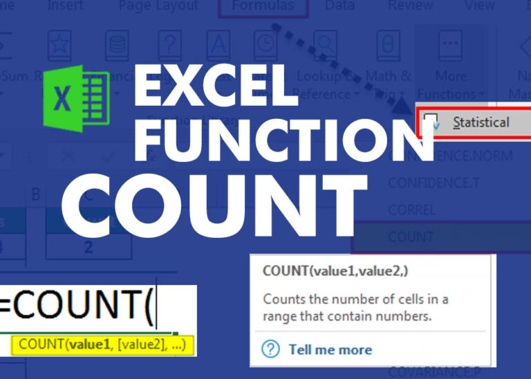 EXCEL FUNCTION – COUNT