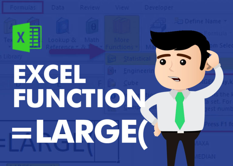 EXCEL  LARGE  FUNCTION