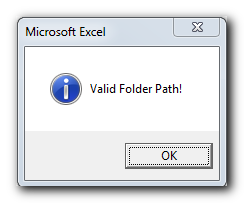 VBA Code to Check if Folder Exist