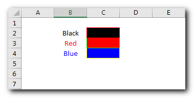 ColorIndex in Excel VBA