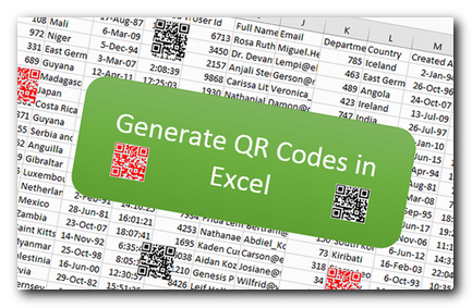 Excelsirji Qr Code Generator Tool In Excel