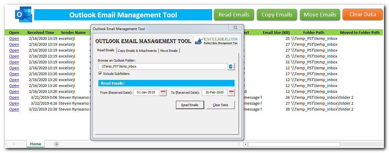 Email Management Tool