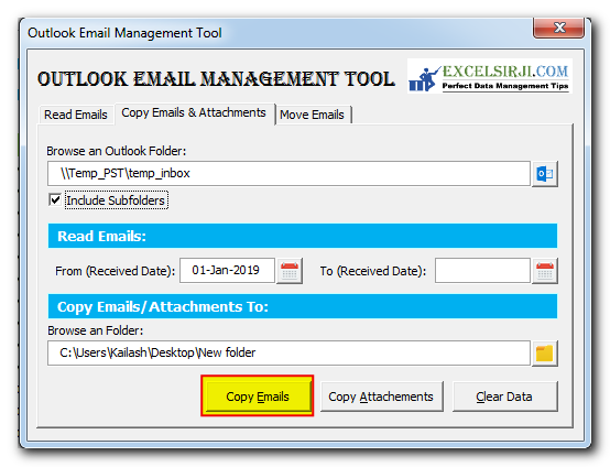 Email Management Tool