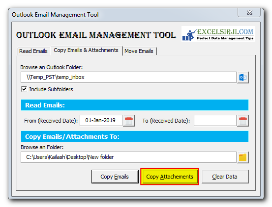 Email Management Tool