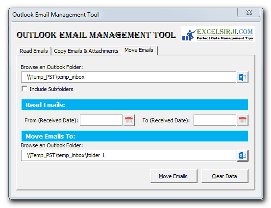 Email Management Tool