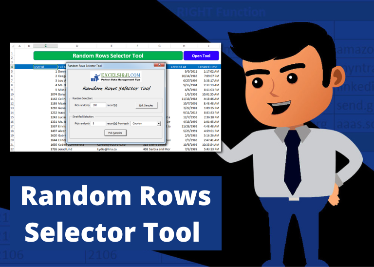 Random Rows Selector Tool – Unprotected Version