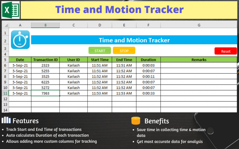 time and motion