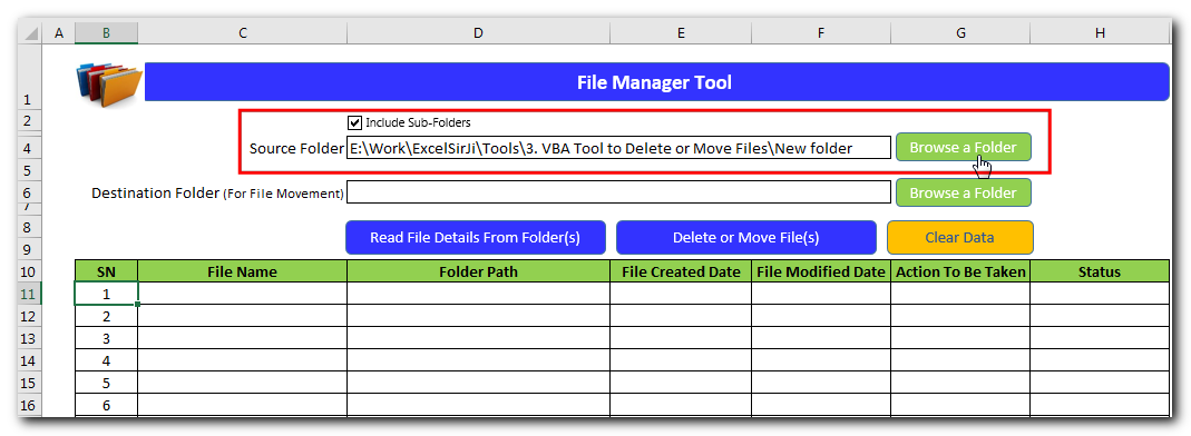 File Manager Tool